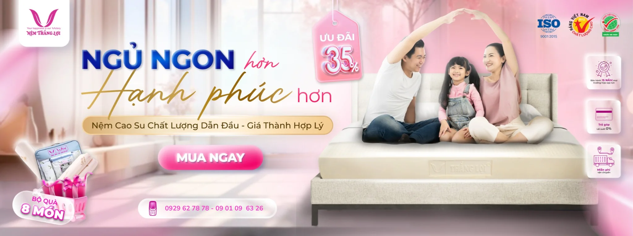 Bảo hành Nệm Thắng Lợi